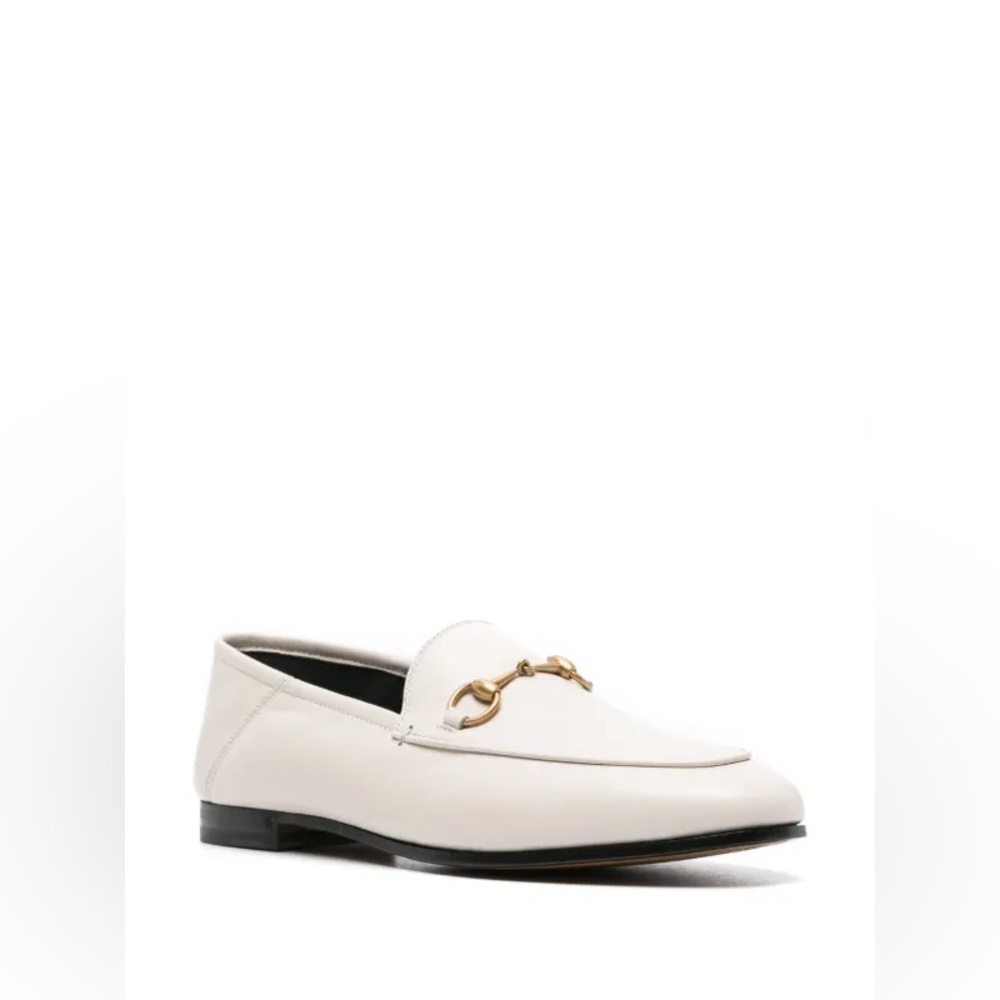 GUCCI HORSEBIT LEATHER FLATS